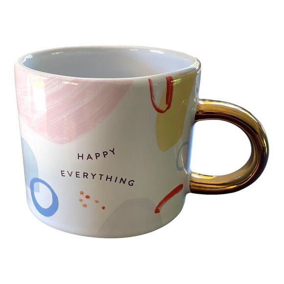 Anthropologie Fringe Happy Everything Mug - Picture 1 of 6